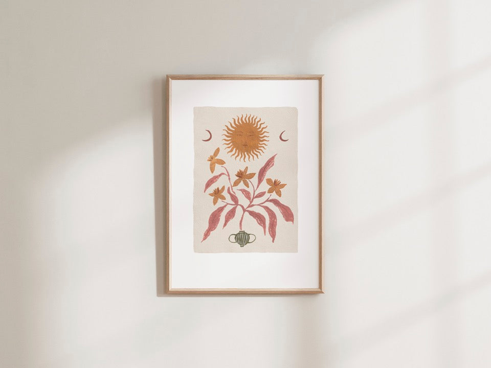 Daffodil Sun Print