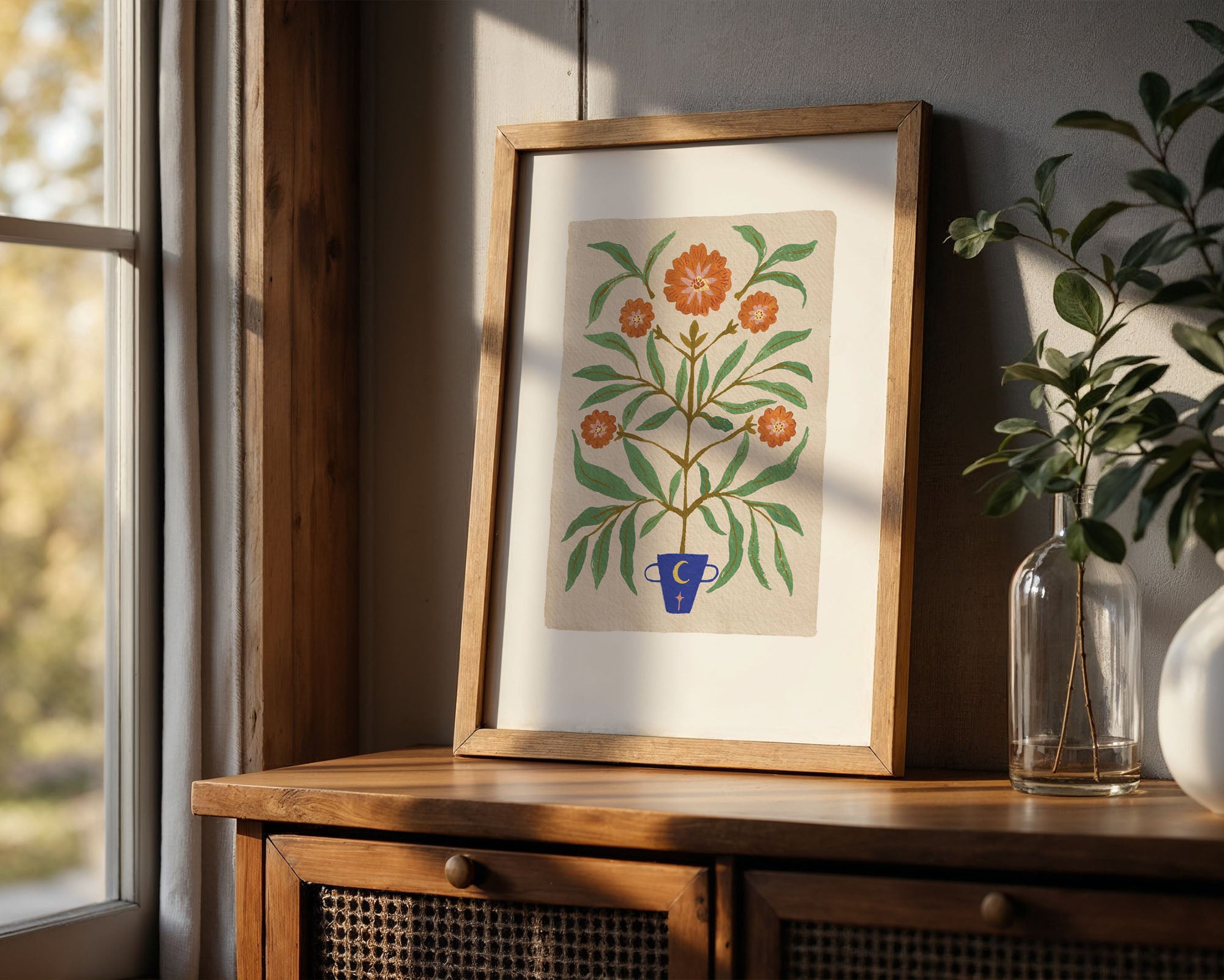 Healing Marigold Print
