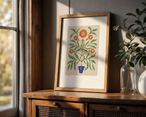 Healing Marigold Print