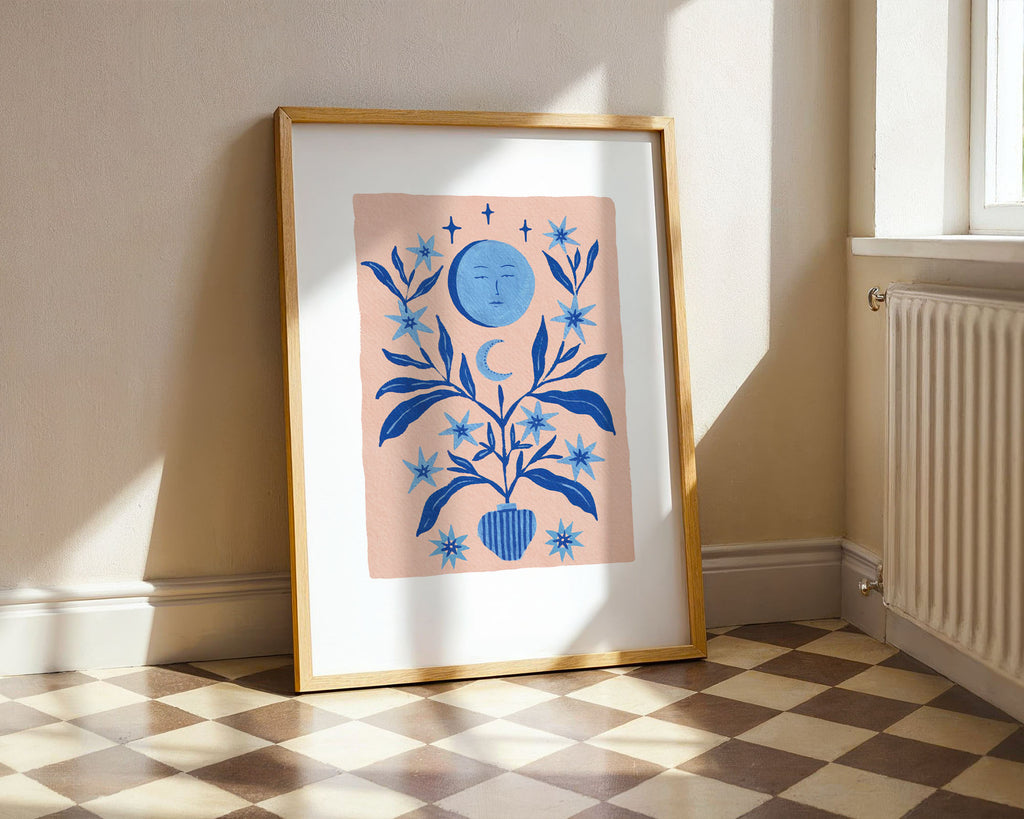 Blue Moon Print