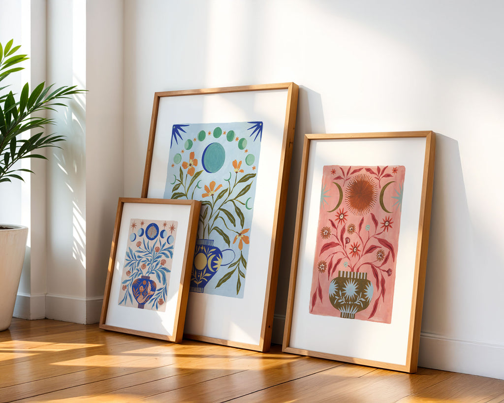 Moonflower Vase Print