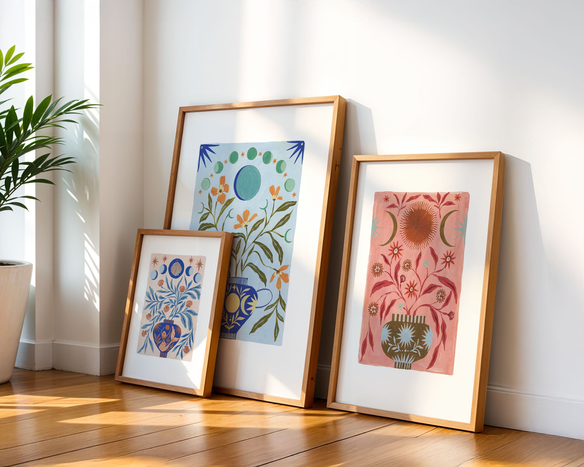 Moonflower Vase Print