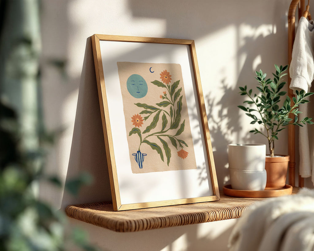 Marigold Moon Print