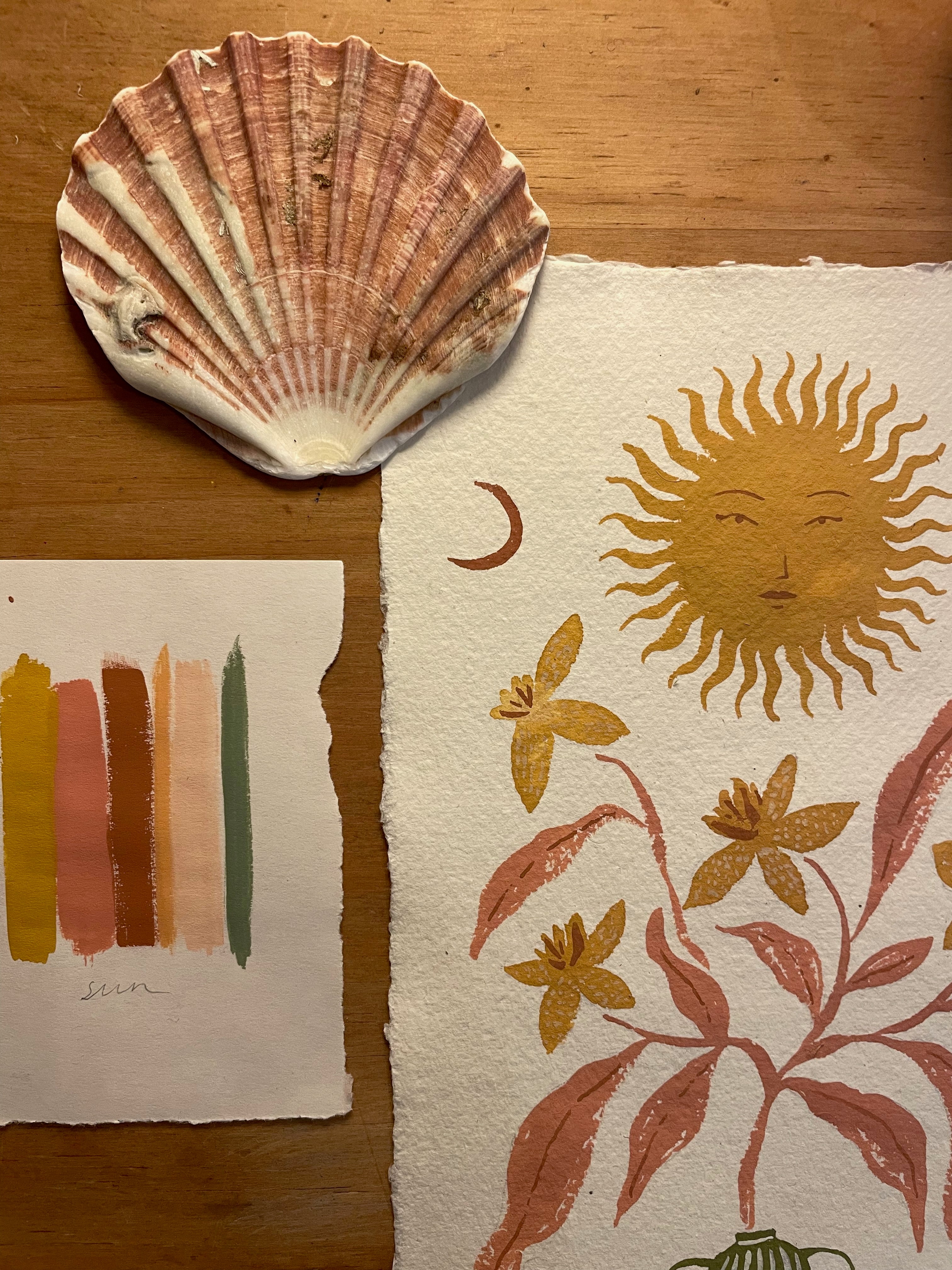 Daffodil Sun Print