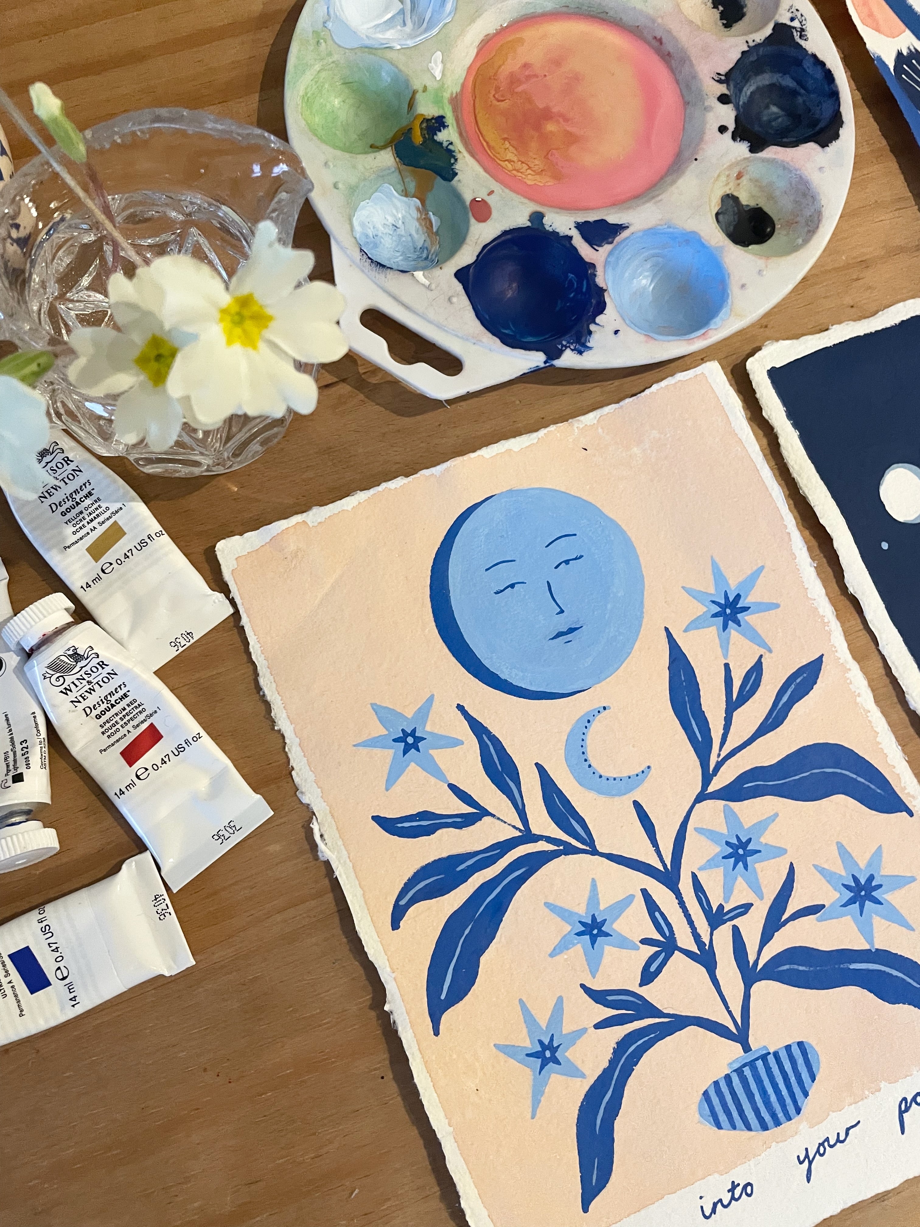 Blue Moon Print