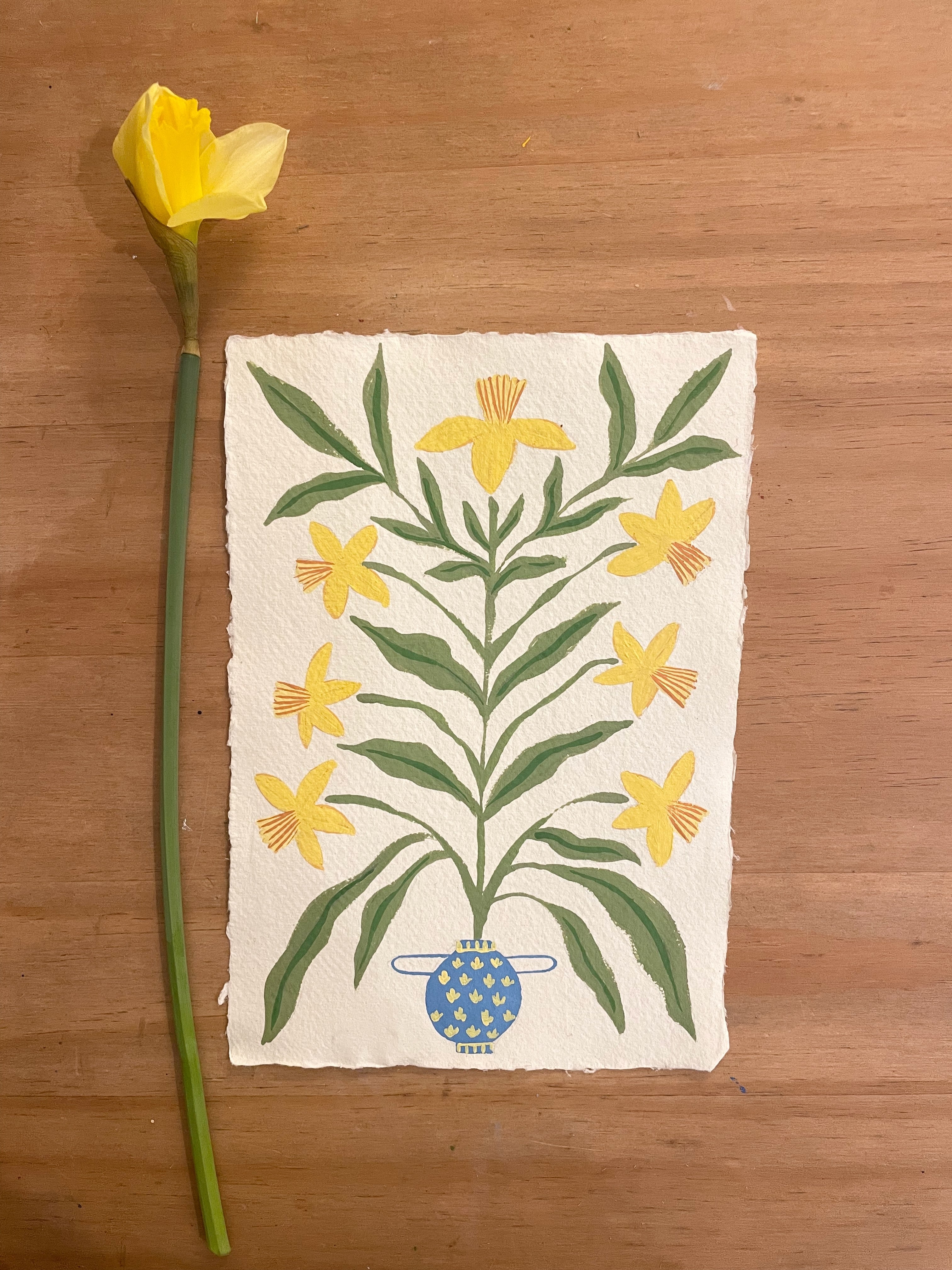 Hopeful Daffodil Print