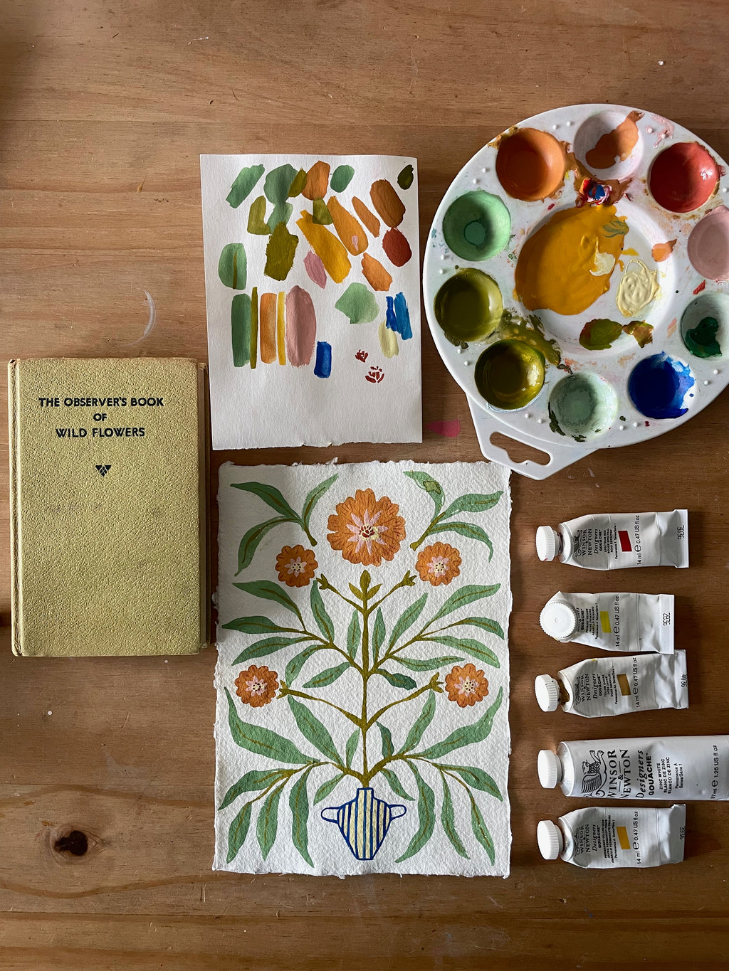 Healing Marigold Print