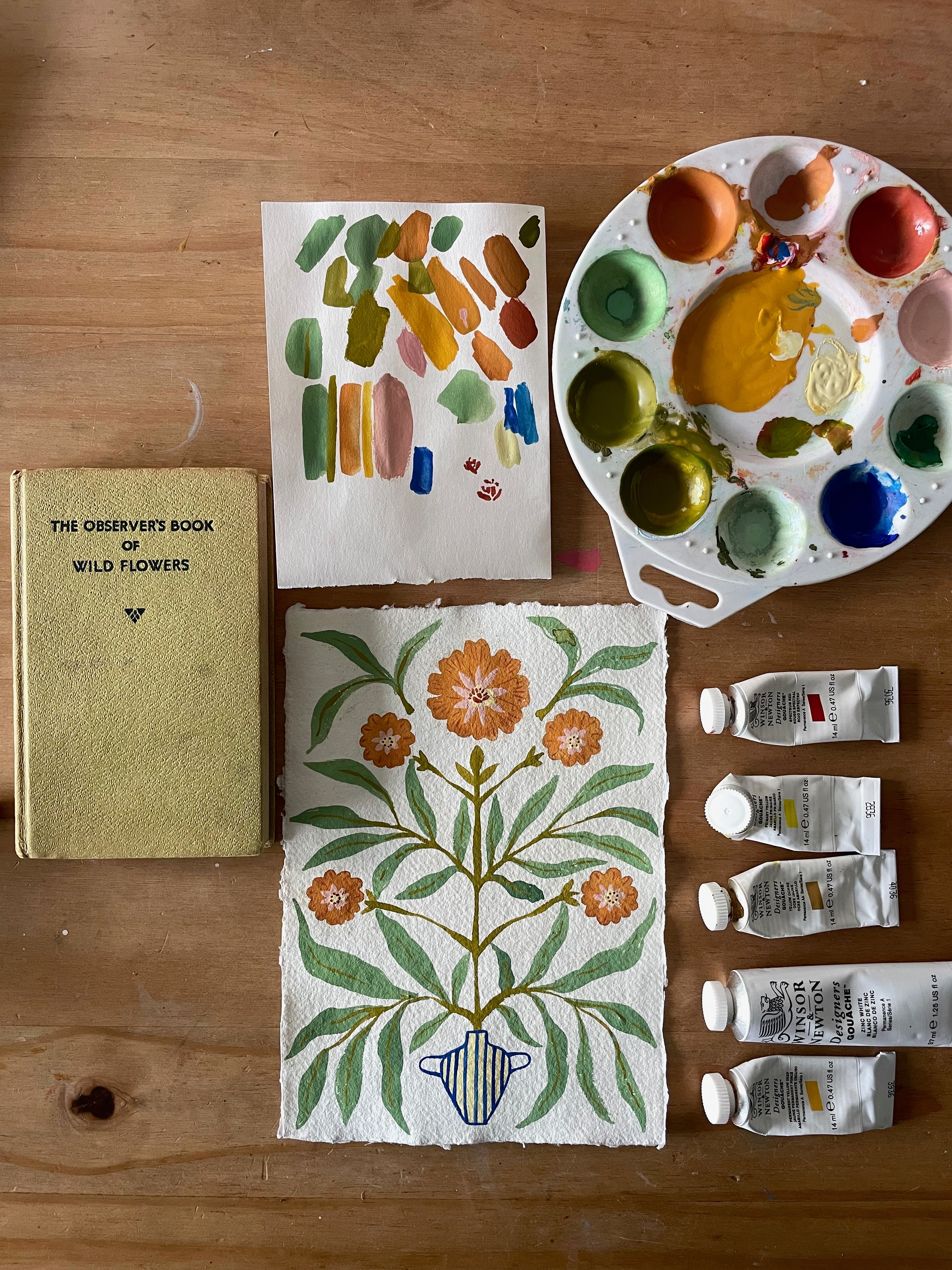 Healing Marigold Print