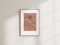 Pink Sun Print