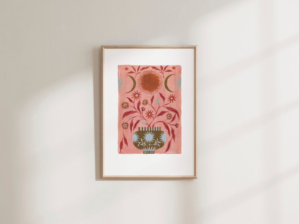 Pink Vase of Sunshine
